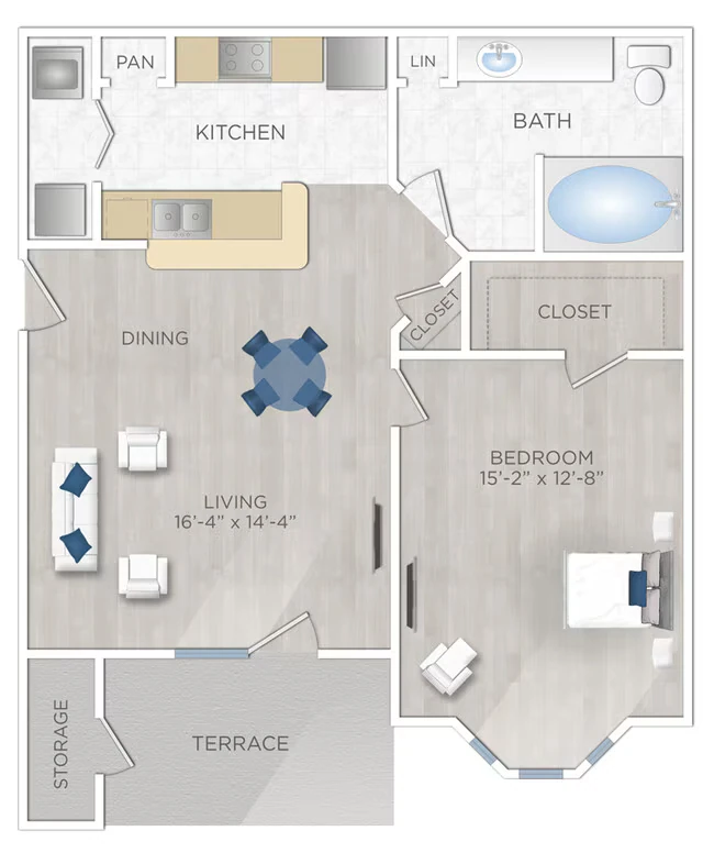 LE MILAN (A1) 02304 floor plan